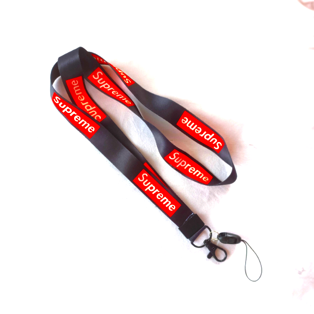 Lanyard Supreme Cocok Untuk Aladin/Kartu lanyard /Kamera/ Telepon/relx lanyard