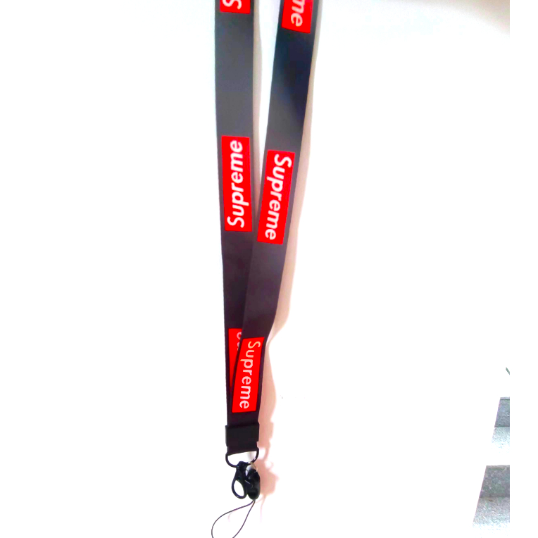 Lanyard Supreme Cocok Untuk Aladin/Kartu lanyard /Kamera/ Telepon/relx lanyard