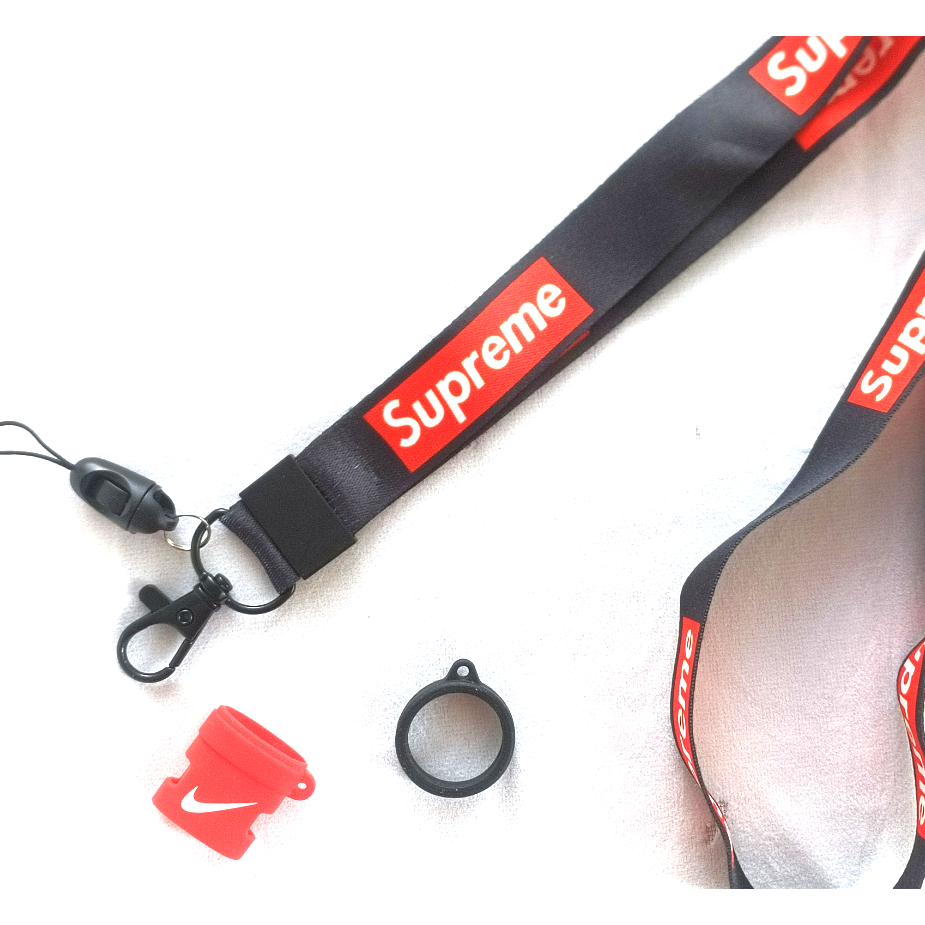 Lanyard Supreme Cocok Untuk Aladin/Kartu lanyard /Kamera/ Telepon/relx lanyard