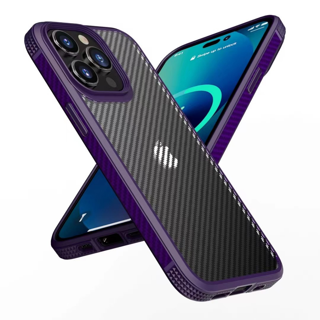 New Frosting Carbon Fiber for iPhone 14 Case iPhone X XR XS MAX 11 12 13 14 Pro MAX Drop Protection Case