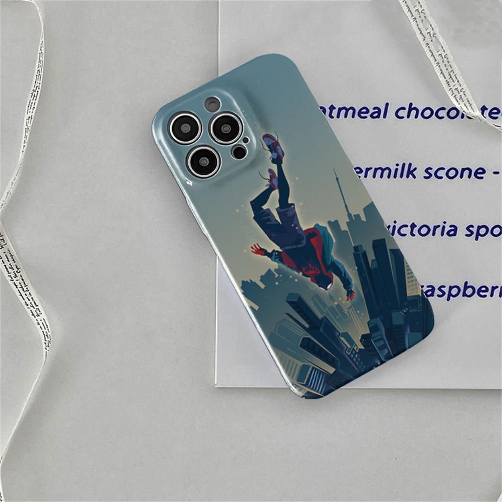 Dllencase Kompatibel Untuk iPhone 14 Pro Max 13pro Max13 /12 /11 series Hard Case Film Shell Trendy Baru Tahan Guncangan Dan Jatuh, Dengan Nuansa premium H001