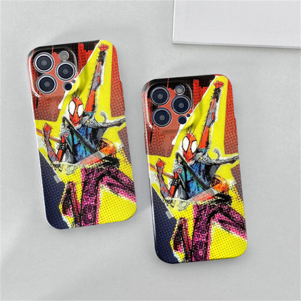 Dllencase Kompatibel Untuk iPhone 14 Pro Max 13pro Max13 /12 /11 series Hard Case Film Shell Trendy Baru Tahan Guncangan Dan Jatuh, Dengan Nuansa premium H031