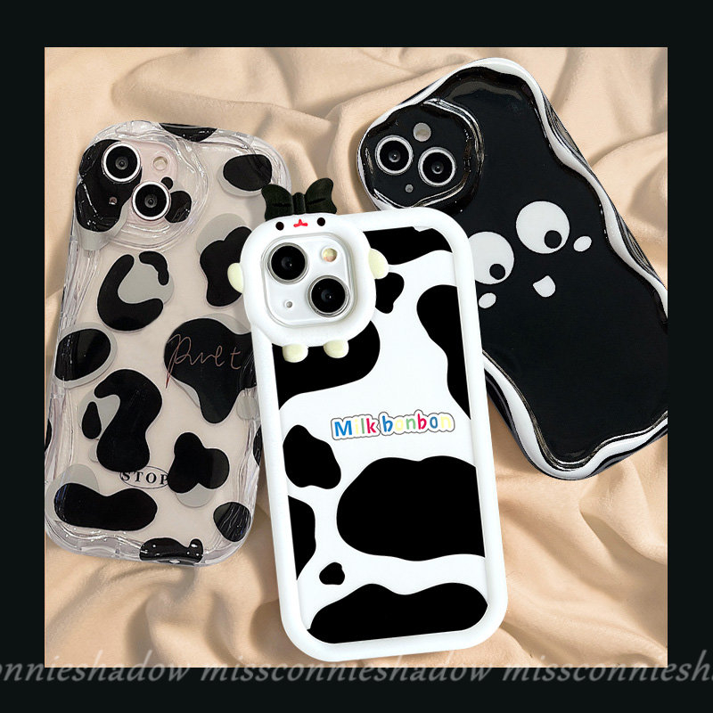 Lensa Motif Sapi 3D Untuk OPPO A15 A57 A96 A5s A17 A7 A12 A95 A54 A55 A77s A16 A16K A76 A17K A3s A74 A92 A36 A16E A53 A31 A52 A9N 5n Soft Case Untuk Iphone