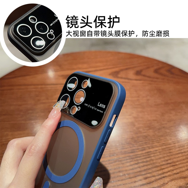 NEW Matte magnetic iPhone case with lens protection and anti-fingerprint, suitable for iPhone 14 13 12 11 Pro Max 13 Pro Max 14Plus