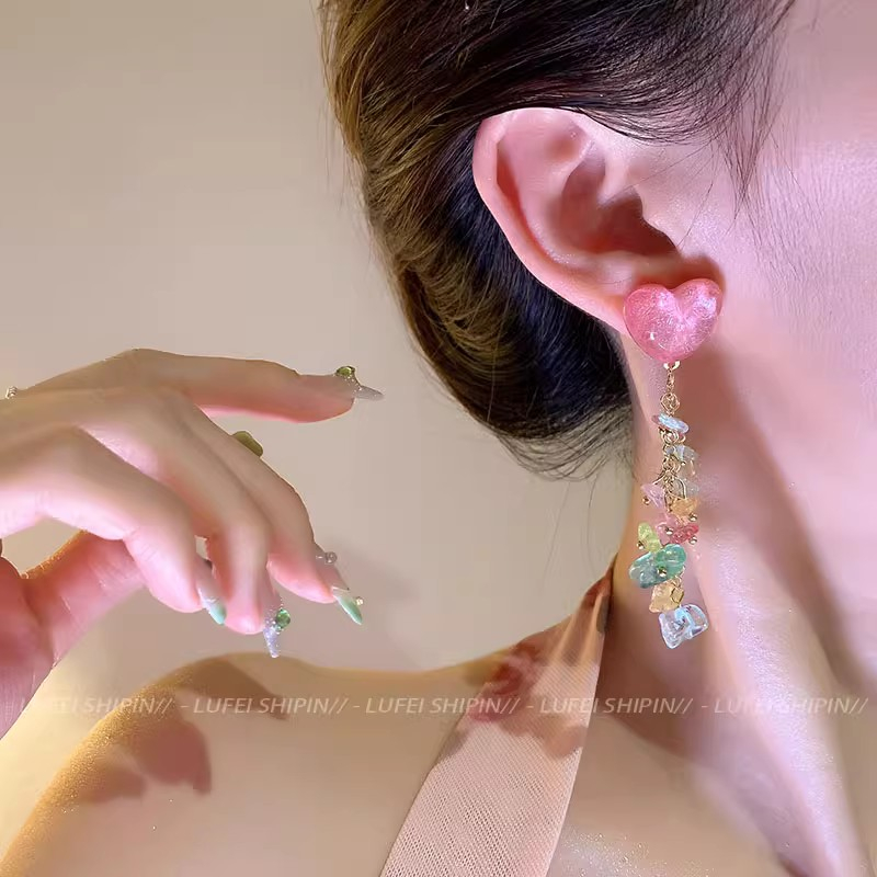 Anting Rumbai Warna Anting Baru Perhiasan Wanita Fashion