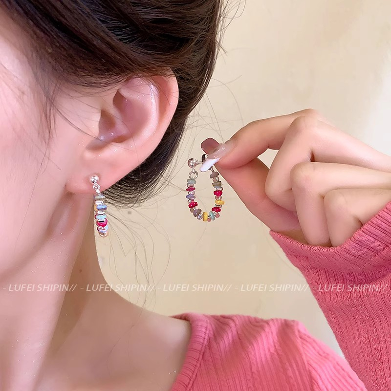 Anting Rumbai Warna Anting Baru Perhiasan Wanita Fashion