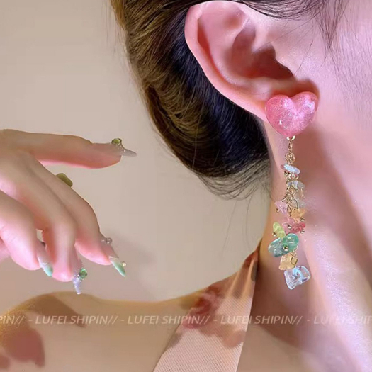 Anting Rumbai Warna Anting Baru Perhiasan Wanita Fashion