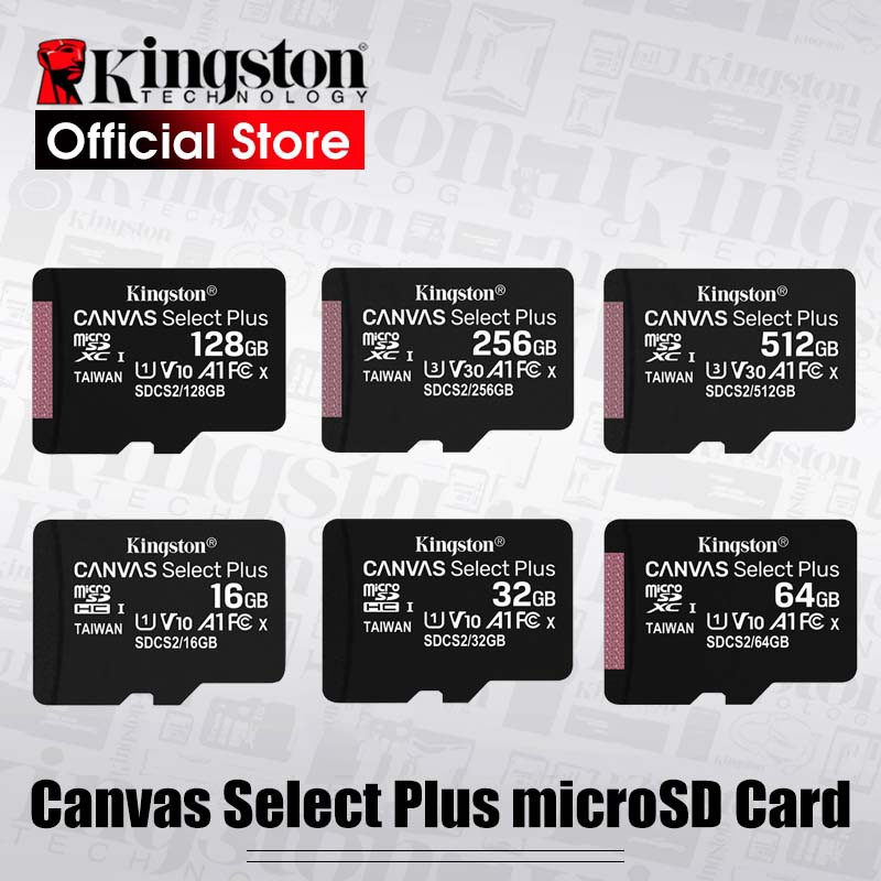 [Ready Stock]kingston Sd Card Micro Sd Card Memory Card Kelas10 120MB/s    32GB/64G /256GB/128GB  Kartu TF Untuk CCTV Dashcam