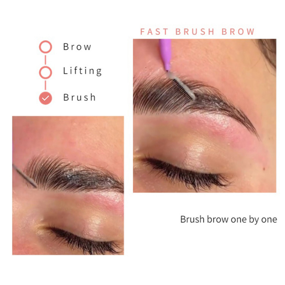 Grosir Brow Perm Lifting brush Mini Brow Foldable brush head Sikat Pengangkat Angkat Alis Alat Bantu Alis