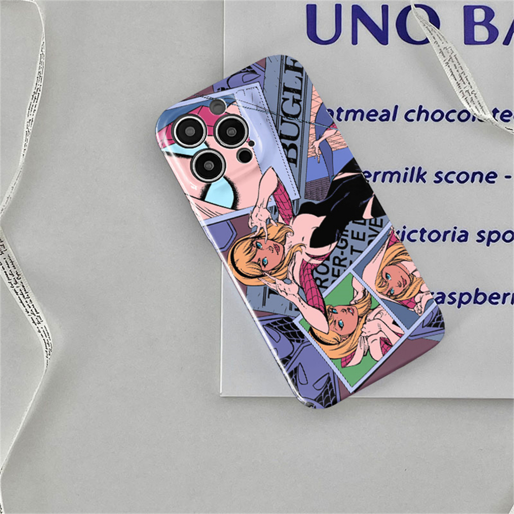 Dllencase Kompatibel Untuk iPhone 14 Pro Max 13pro Max13 /12 /11 series Hard Case Film Shell Trendi Baru Tahan Guncangan Dan Jatuh, Dengan Nuansa premium H035