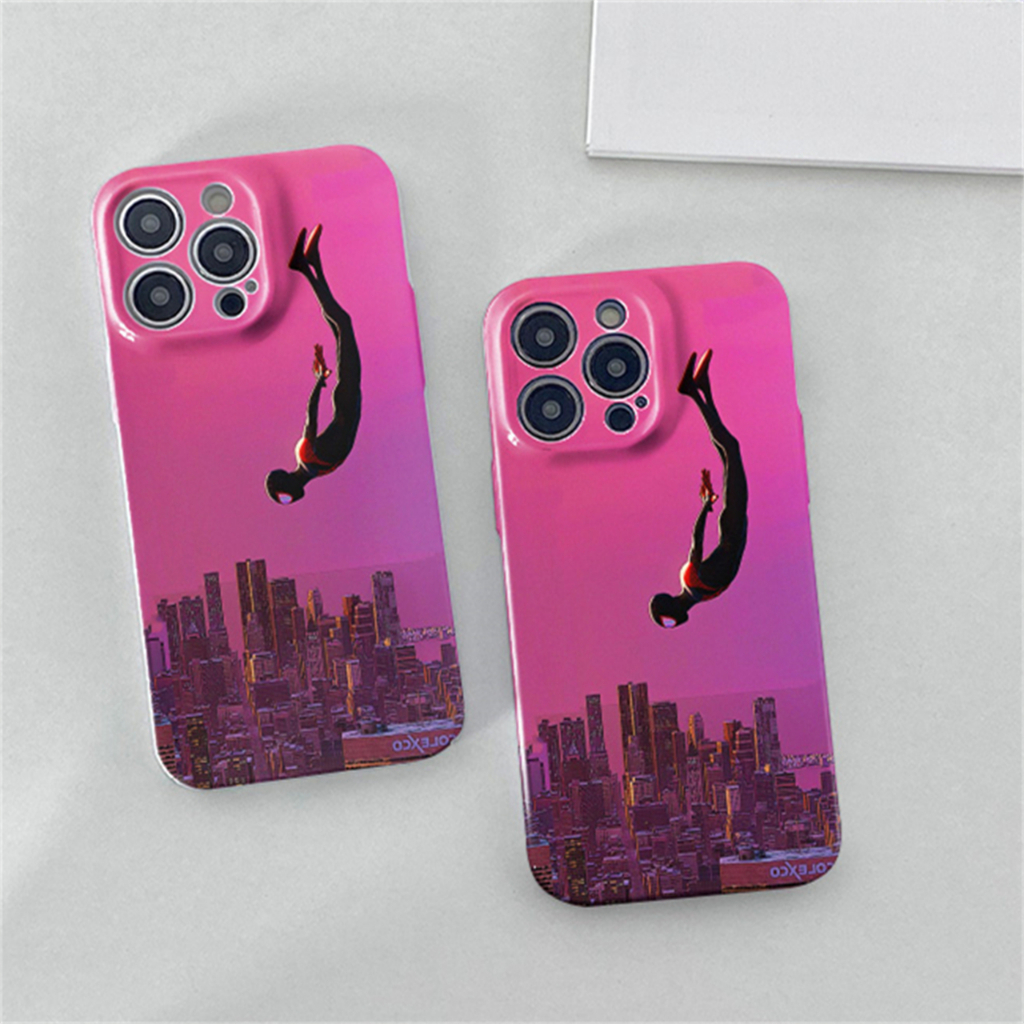 Dllencase Kompatibel Untuk iPhone 14 Pro Max 13pro Max13 /12 /11 series Hard Case Film Shell Trendy Baru Tahan Guncangan Dan Jatuh, Dengan Nuansa premium H048