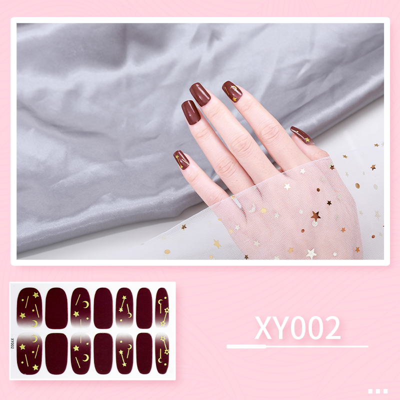 Stiker Kuku Palsu 3d Bahan Akrilik Untuk Nail Art