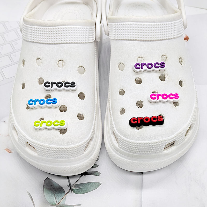 Keren 1pcs Tujuh Warna Crocs Pesona Sepatu Gesper Aceessories Sandal Lucu Sepatu Dekorasi Hadiah Anak