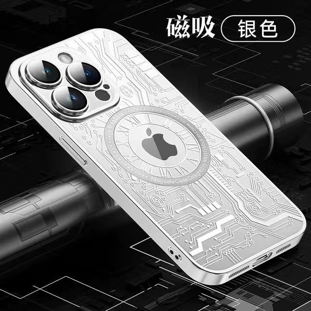 NEW !! Premium Phone case for iPhone 14 13 12 11 Pro max Magnetic suction style technology shell Anti drop Case iPhone 14 plus Case with Lens Film Protection