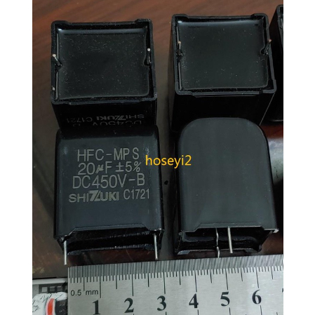 1pcs HFC-MPS 20UF 450V 20UF DC450V Pitch Emas Besar 28mm