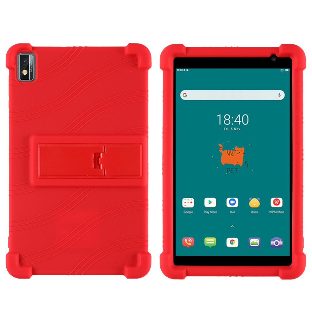 Untuk Blackview Tab6 Tablet 8.0 inch 2023 Casing Fashion Kualitas Tinggi Stand Case Menebal Shockproof Pelindung Menebal Warna Lembut Silicon Cover