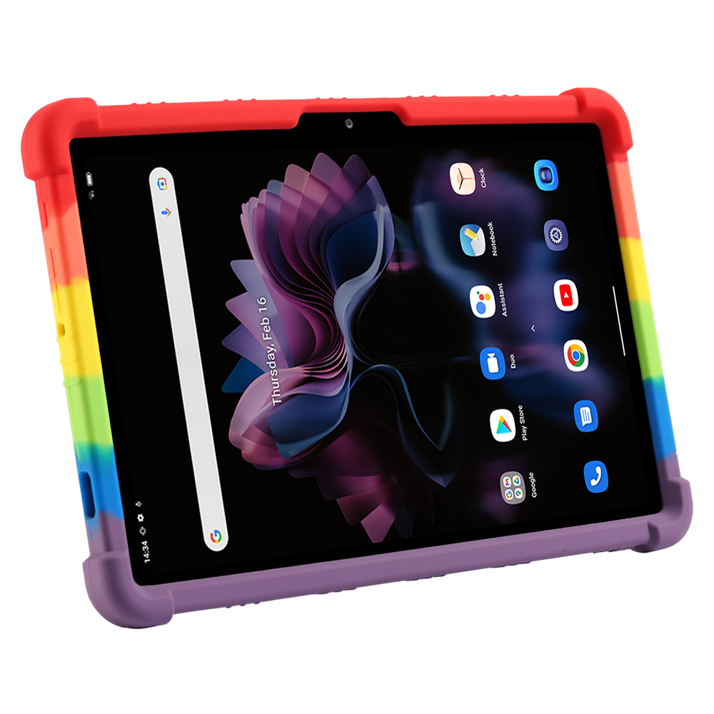 Untuk Blackview Tab16 Tablet 11.0 Inci 2023 Casing Fashion Kualitas Tinggi Stand Case Menebal Shockproof Pelindung Menebal Warna Lembut Silicon Cover