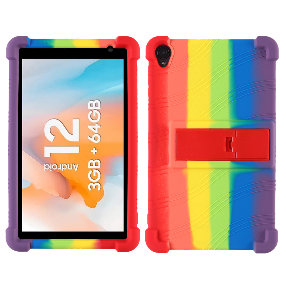 Untuk Blackview Tab5 Tablet 8.0 Inci 2023 Casing Fashion Kualitas Tinggi Stand Case Menebal Shockproof Pelindung Menebal Warna Lembut Silicon Cover