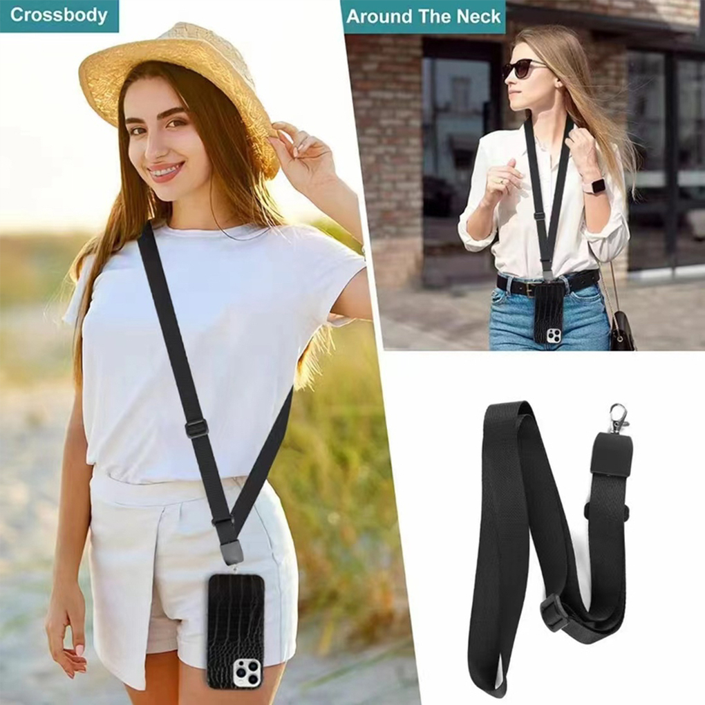 Baru Universal Telepon Lanyards Crossbody Patch Traveling Hiking Portabel Dilepas Leher Gantung Tali Strap Outdoor Smartphone