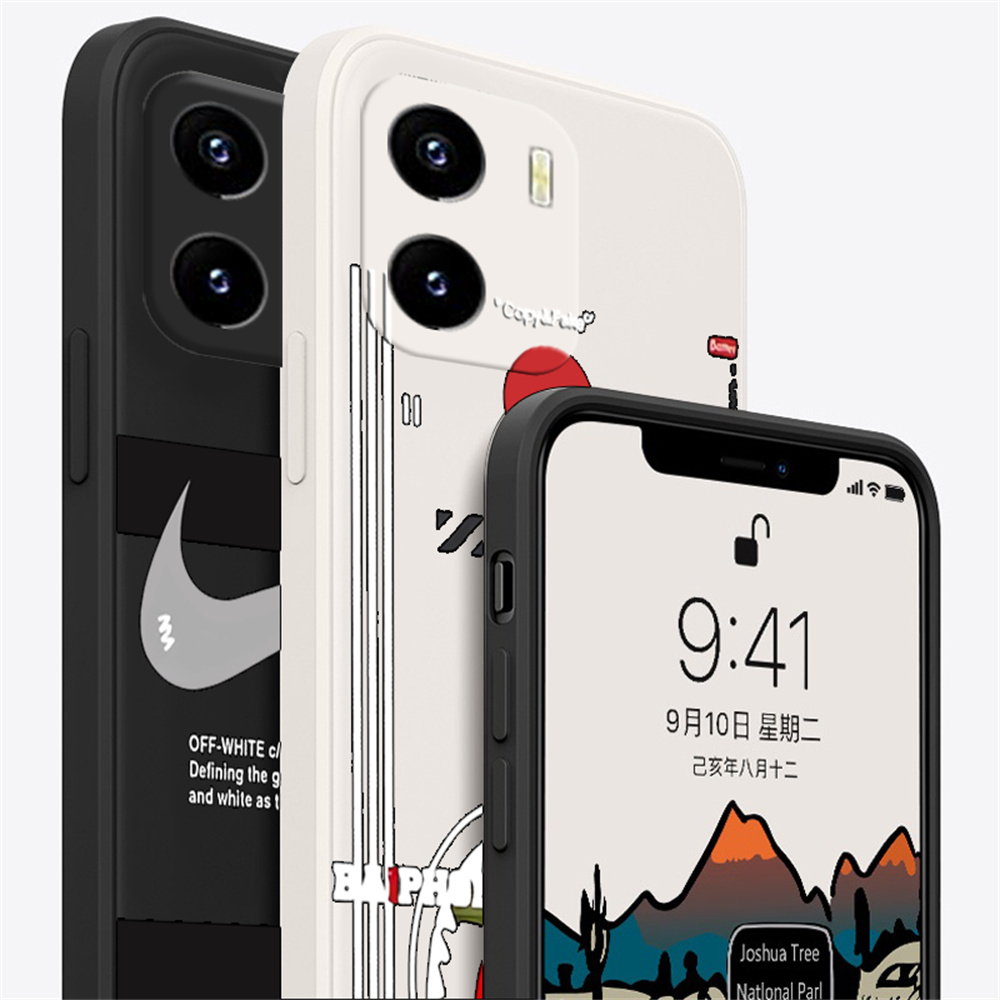 Casing Xiaomi Redmi Note12 Pro 4G 11 11S 11Pro 10 10Pro A1 A2 9A 9C 10A NOTE9S Fashion Populer Tren Eropa Soft Silicon Phoen Case Dengan Stand Lanyard