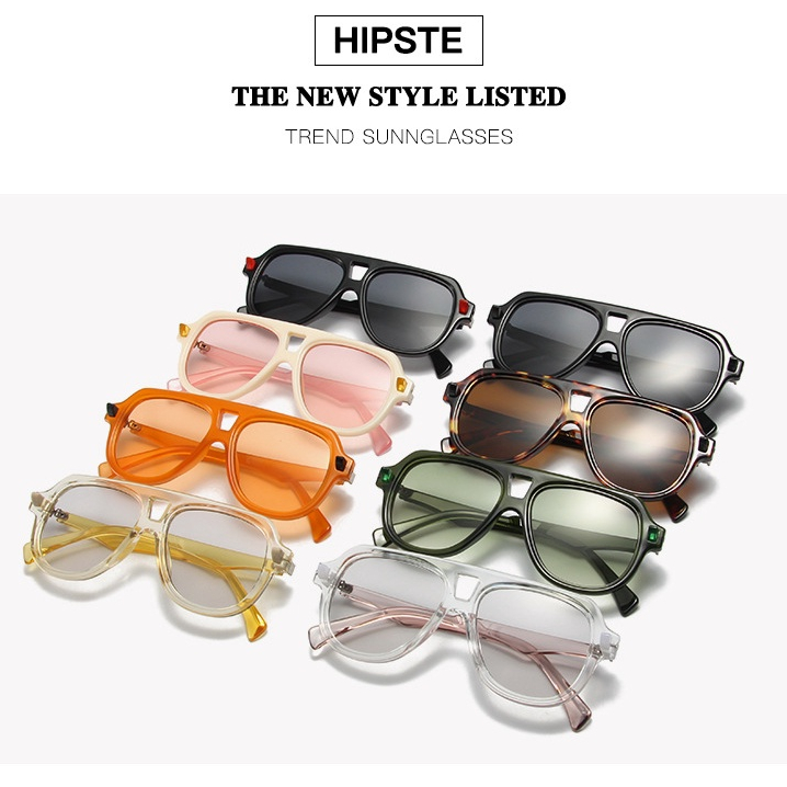 Kacamata Bingkai Besar Kacamata Hitam Pesta Kodok Retro Sederhana