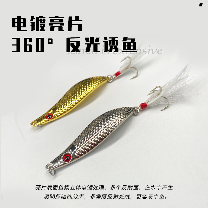 1pcs Spinner Sendok Umpan Pancing Swimbait 5g 7g 10g 15g 20g Swimbait Bass Wobbler Tenggelam Jig Umpan Jigging Hook Fishing Tackle