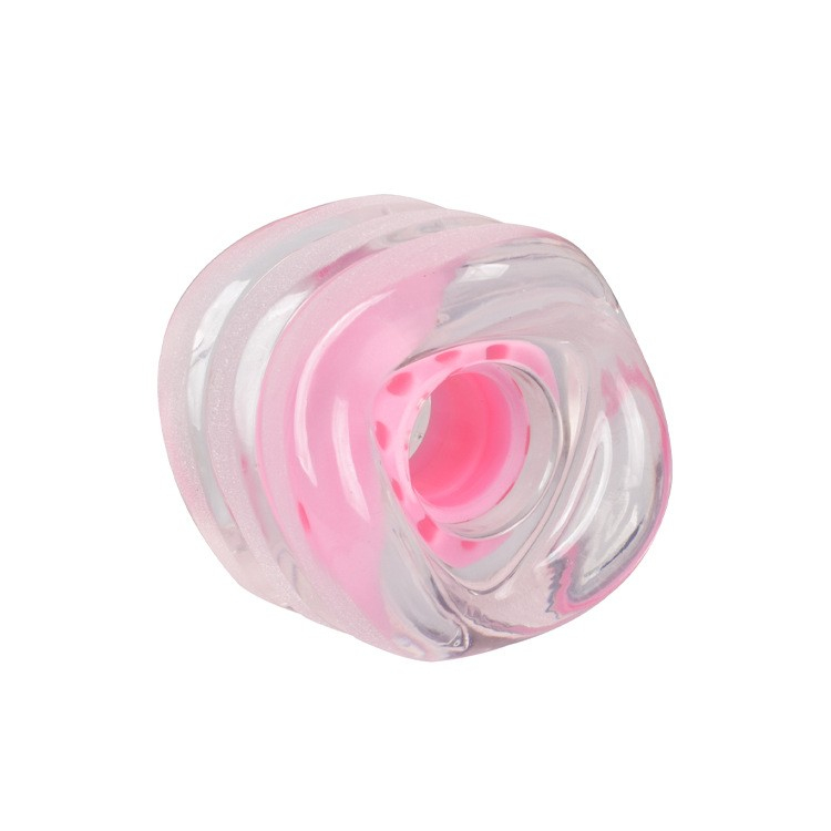 70 * 51mm 80A Curve Skateboard Brush Street PU Roda Elastis Tinggi Longboard Dance Board Papan Serba-Serbi Ikan Kecil Papan Ikan Besar Dimodifikasi Gelombang Roda Berbentuk Khusus Roda