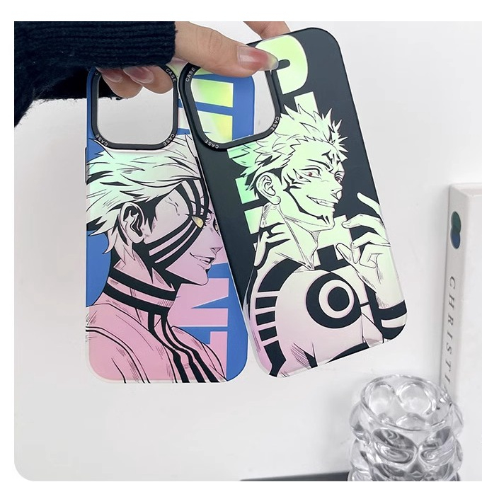 NEW !! Jujutsu Kaisen / Demon Slayer case Iphone ( for Iphone 11 12 pro max 13 pro max14 promax 14 plus READY !) Premium IMD anti-fingerprint matte anti-drop iphone case