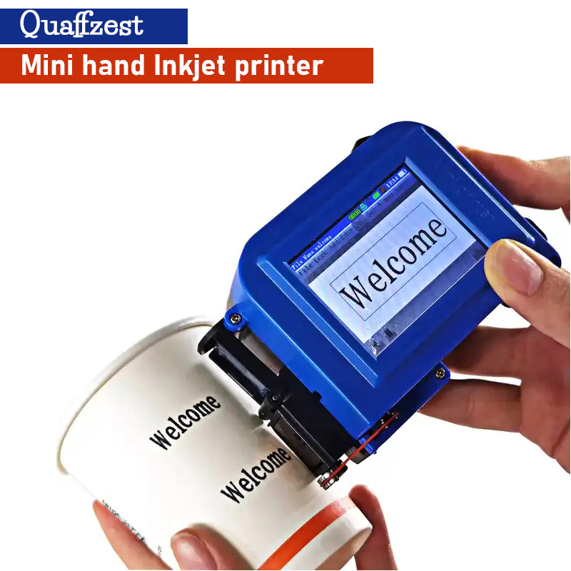 Printer inkjet Genggam Mini printer inkjet portable Kecil Tanggal Produksi Kode QR printer Cerdas 12.7mm