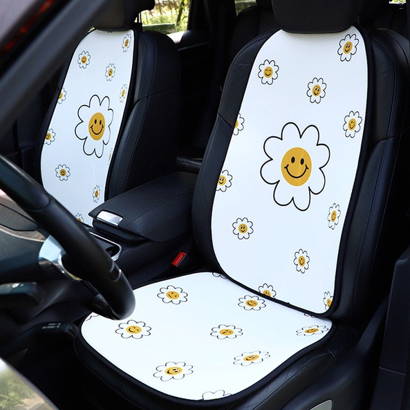 Bantal Kursi Kartun Mobil, Bantal Kursi Bunga Matahari Kreatif Mobil