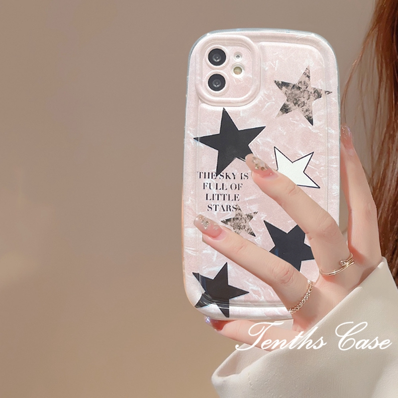 Samsung A14 A54 A34 A04 A04s A13 A23 A53 A03 A03s A02s A52 A72 A32 A22 A12 A71 A51 A50 A50s A30s A11 Stars Phone Case Dengan Aksesoris