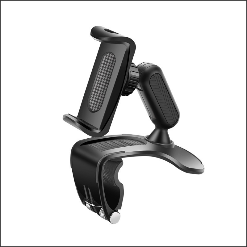 Bracket Klip Stand Mount Dasbor Mobil Rotasi 360 ° Holder Handphone / Navigasi GPS