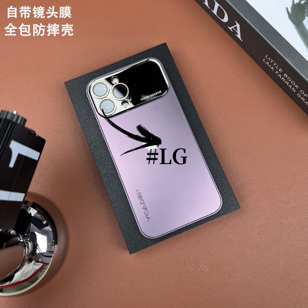 NEW!! YCADEN High quality series external goggles are suitable for iPhone 14, 13, 12, 11 Pro Max phone case iPhone 13 AG frosted anti fall integrated dust net phone case