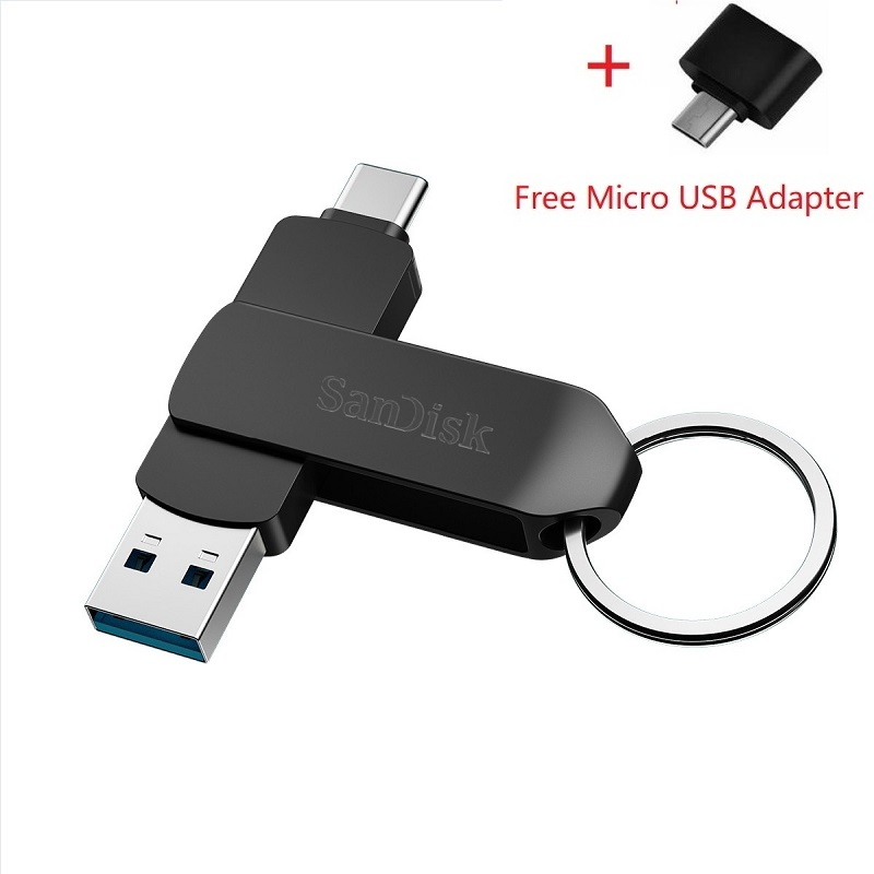 512gb Flashdisk OTG 3in1 Baru Original Tipe-c USB dual Flashdisk OTG USB Flash Drive Flashdisk Micro USB Andriod high speed