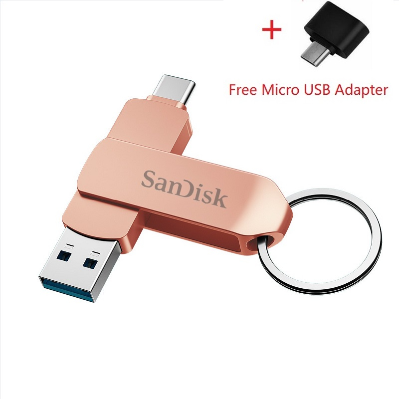 512gb Flashdisk OTG 3in1 Baru Original Tipe-c USB dual Flashdisk OTG USB Flash Drive Flashdisk Micro USB Andriod high speed