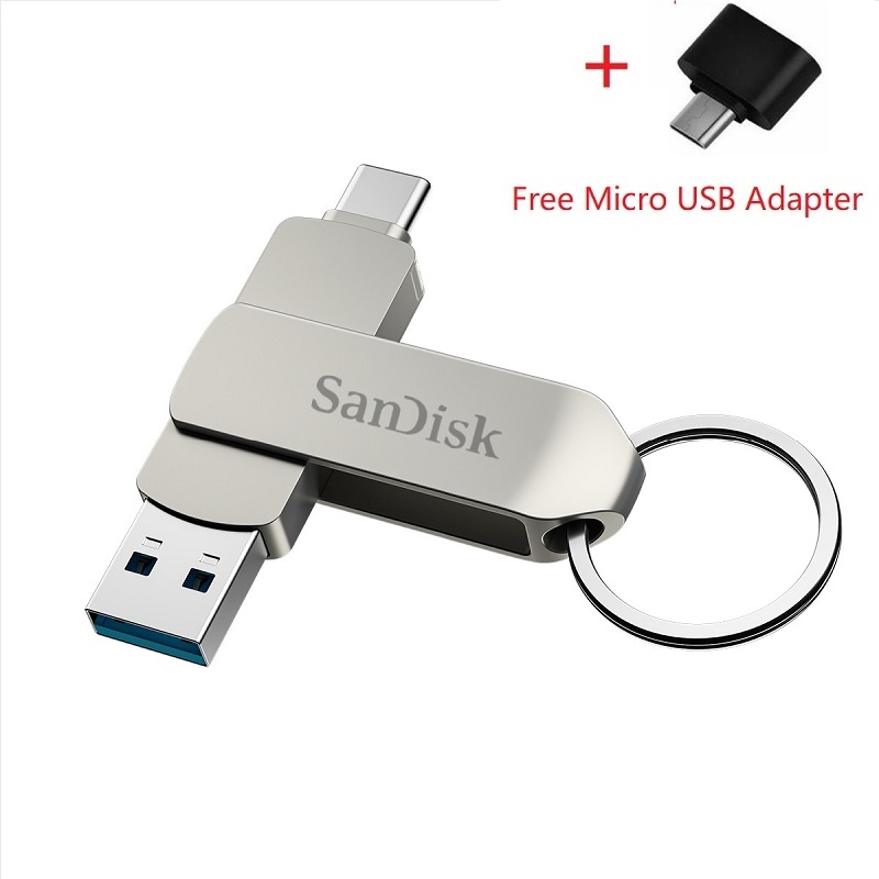 512gb Flashdisk OTG 3in1 Baru Original Tipe-c USB dual Flashdisk OTG USB Flash Drive Flashdisk Micro USB Andriod high speed