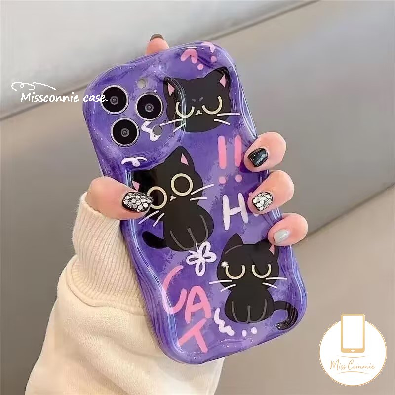 Case Kartun Anjing Lucu Untuk Redmi 9A 9T 10 10A A1 9 10C A2 9C NFC Redmi Note9 10 8 11s 12 10S 11 10Pro Max POCO M3 Love Hati Lembut 3D Wavy Curved Edge Glossy Sticker Label Cover