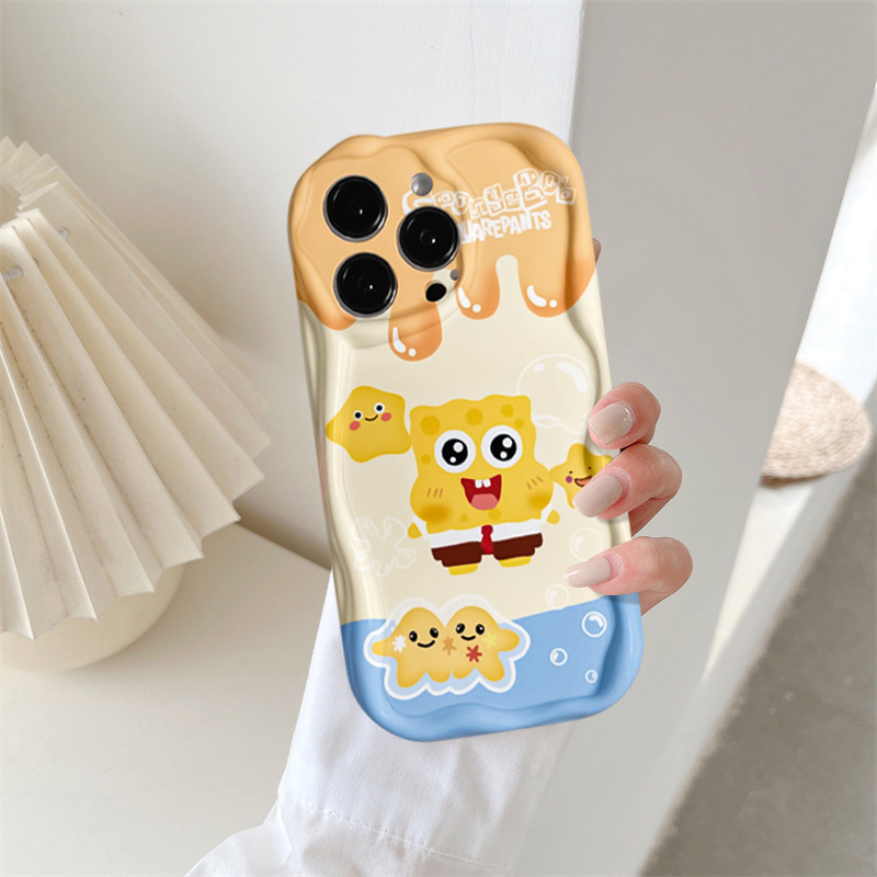 Casing SpongeBob Patrick Star Vivo Y16 Y35 Y22 Y22S Y02 Y15S V21 Y75 T1 V23 V23E Y15A Y20s G Y21 2021 Y20 Y11 Y21S Y12S Y33S Y12 Y17 y