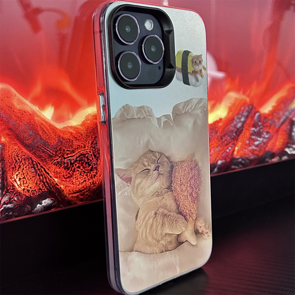 IPHONE Dllencase Casing Untuk Iphone11 14 12 13 Pro Max Perlindungan Fashion Cahaya Mewah Panas Perak Frosted Phone Cover X007