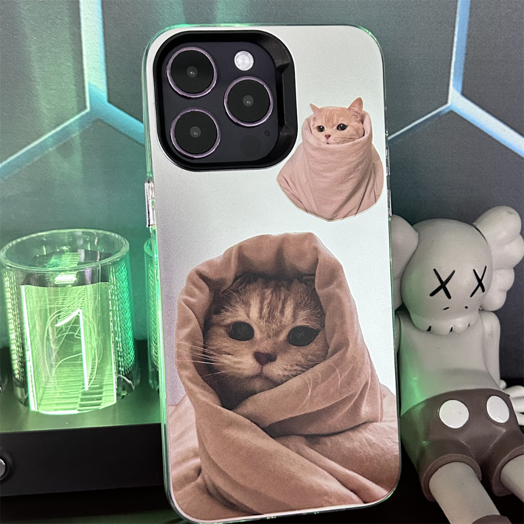 IPHONE Dllencase Casing Untuk Iphone11 14 12 13 Pro Max Perlindungan Fashion Cahaya Mewah Panas Perak Frosted Phone Cover X005