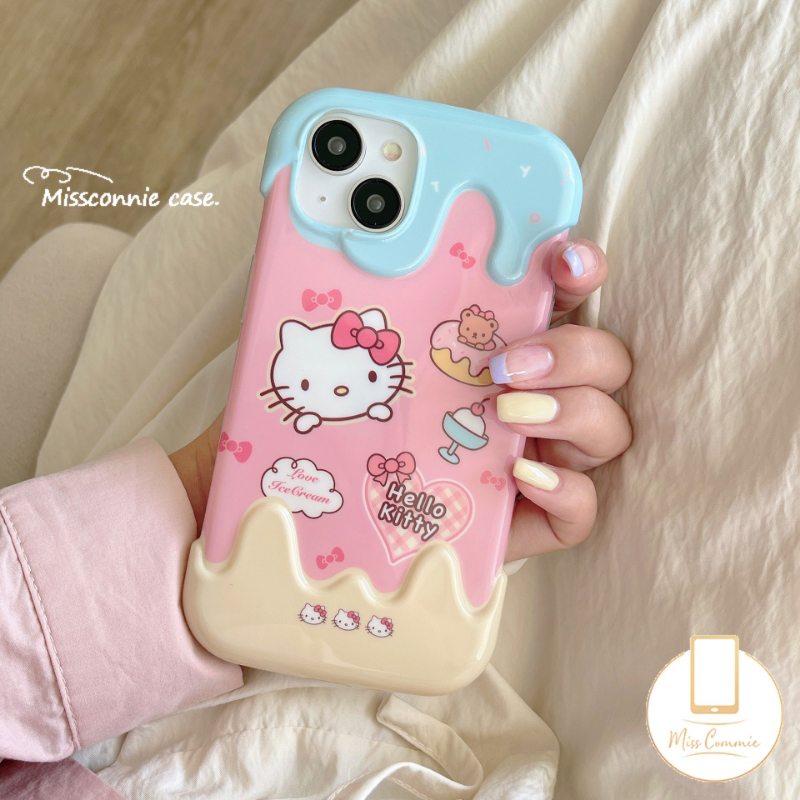 Soft Case Pelindung Kamera Motif Kartun Hello Kitty Biskuit Permen Untuk iPhone 11 XR 8 7 6 6s 14 Plus 12 14 13 Pro Max 11 Pro Max X XS Max SE 2020