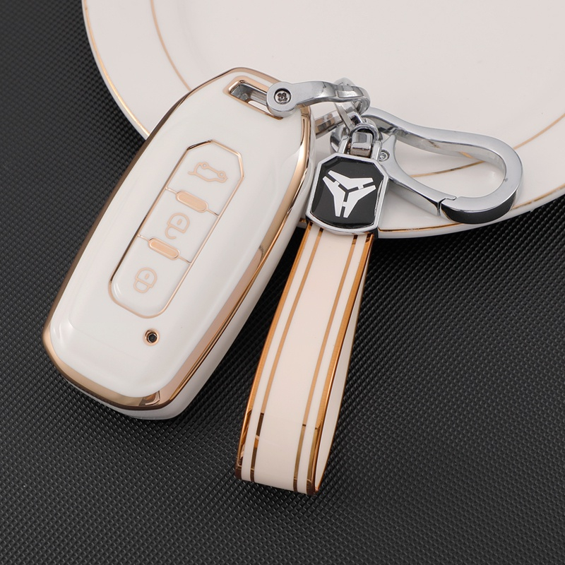 Ford territory Car Key case Cover Fob Shell Cover Holder keychain Remote Pouch For Ford Mondeo Explorer Ranger Ford Ranger Ecosport everest escape lynx territory car accessories