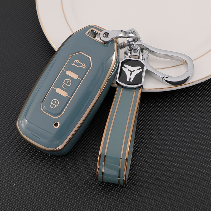 Ford territory Car Key case Cover Fob Shell Cover Holder keychain Remote Pouch For Ford Mondeo Explorer Ranger Ford Ranger Ecosport everest escape lynx territory car accessories