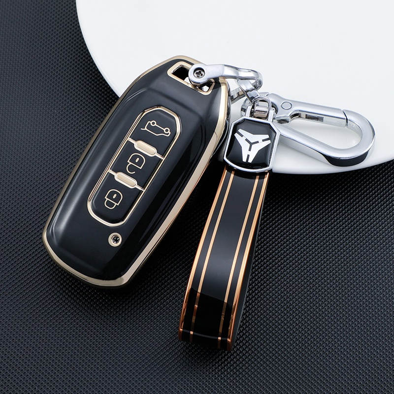 Ford territory Car Key case Cover Fob Shell Cover Holder keychain Remote Pouch For Ford Mondeo Explorer Ranger Ford Ranger Ecosport everest escape lynx territory car accessories