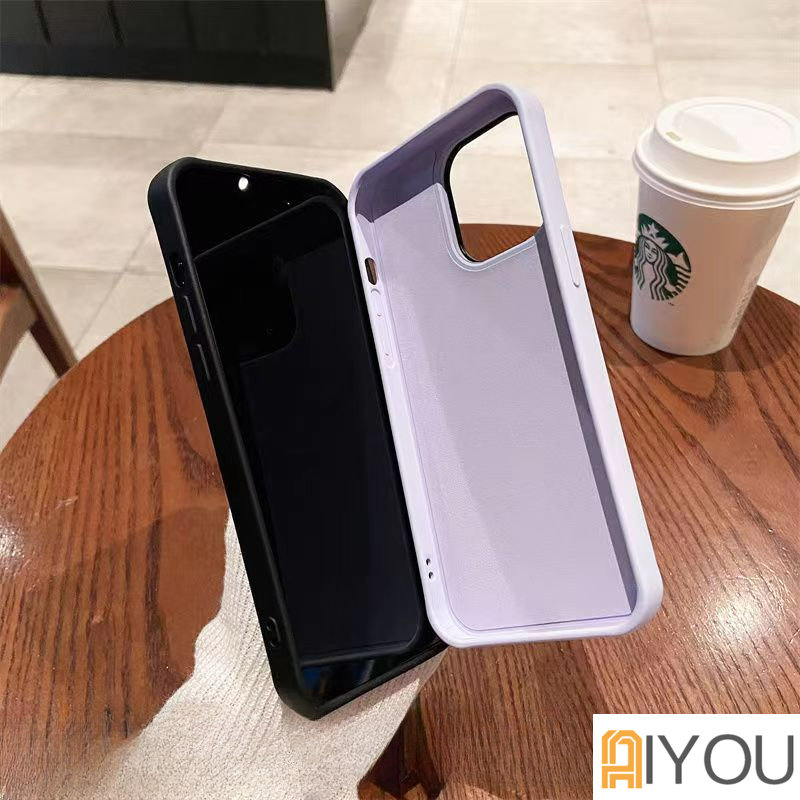 IPHONE  COLOR CASE Abu Ungu Putih CASETify Silikon Inspired Sugar Desain Warna Iphone14 13 Pro MAX 12 Pro MAX 11 Pro MAX XS MAX XR X7 8 Plus Soft Case