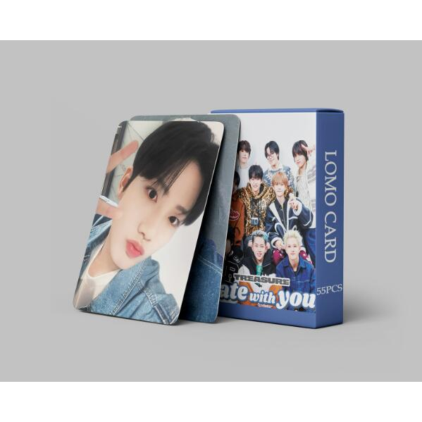 55pcs /set TREASURE PhotoCards TEU-Tanggal SPECIAL LIVE POSTER Album2022Kartu LOMO In Stock New Arrival LY