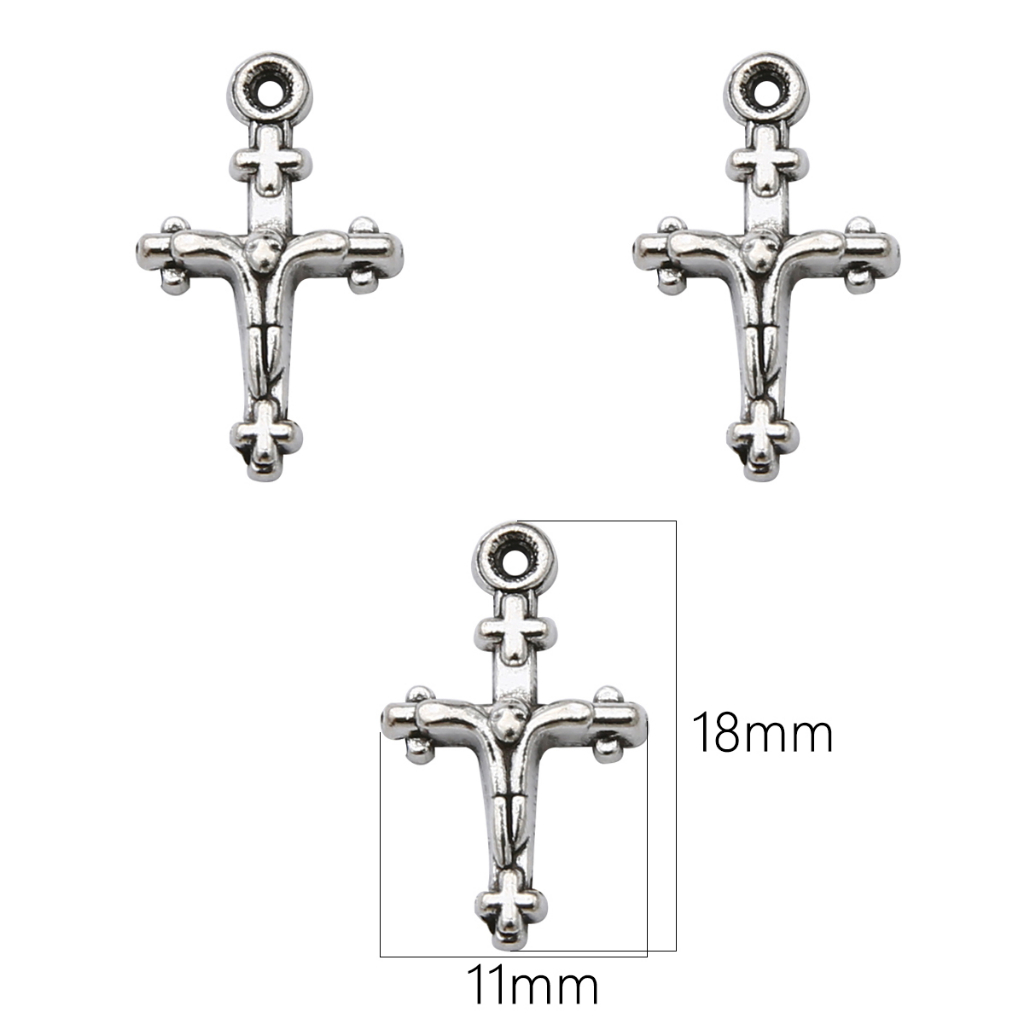 Indah Fashion Vintage Alloy Pendant Cross Series Liontin Perhiasan DIY Untuk Membuat Perhiasan