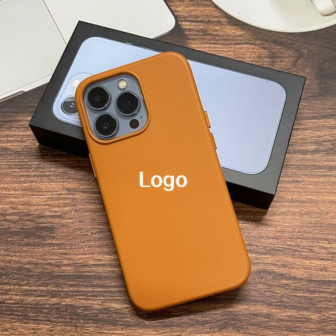 Dengan Logo Animasi Casing IPhone 14Pro Max14 13 Pro Case Leather Iphone12 12 Pro max Original Casing Kartu Magnet All-inclusive Case Kulit Anti Jatuh