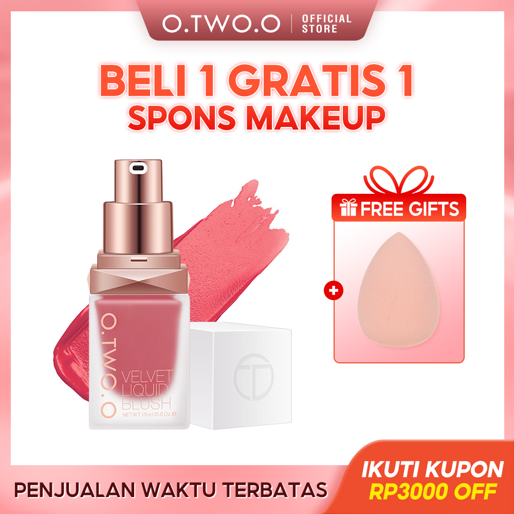 O.TWO.O Liquid Blusher On Long Lasting Natural Blusher Face Cheek Make Up