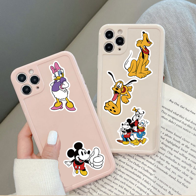 50 Pcs Disney Lucu Kartun Mickey Mouse Graffiti Stiker DIY Laptop Scrapbook Telepon Bagasi Gitar Anak Stiker Mainan